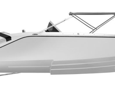 740 Mirage Air side view - bimini starre welle_white